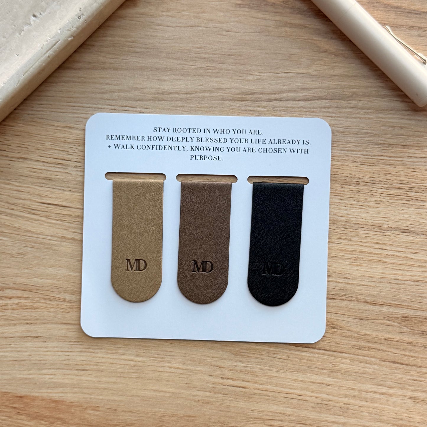Magnetic Bookmarks | Set of 3 | Binder Deco