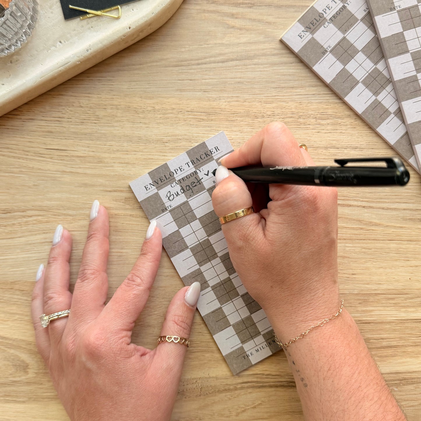 Envelope Expense Tracker Notepad
