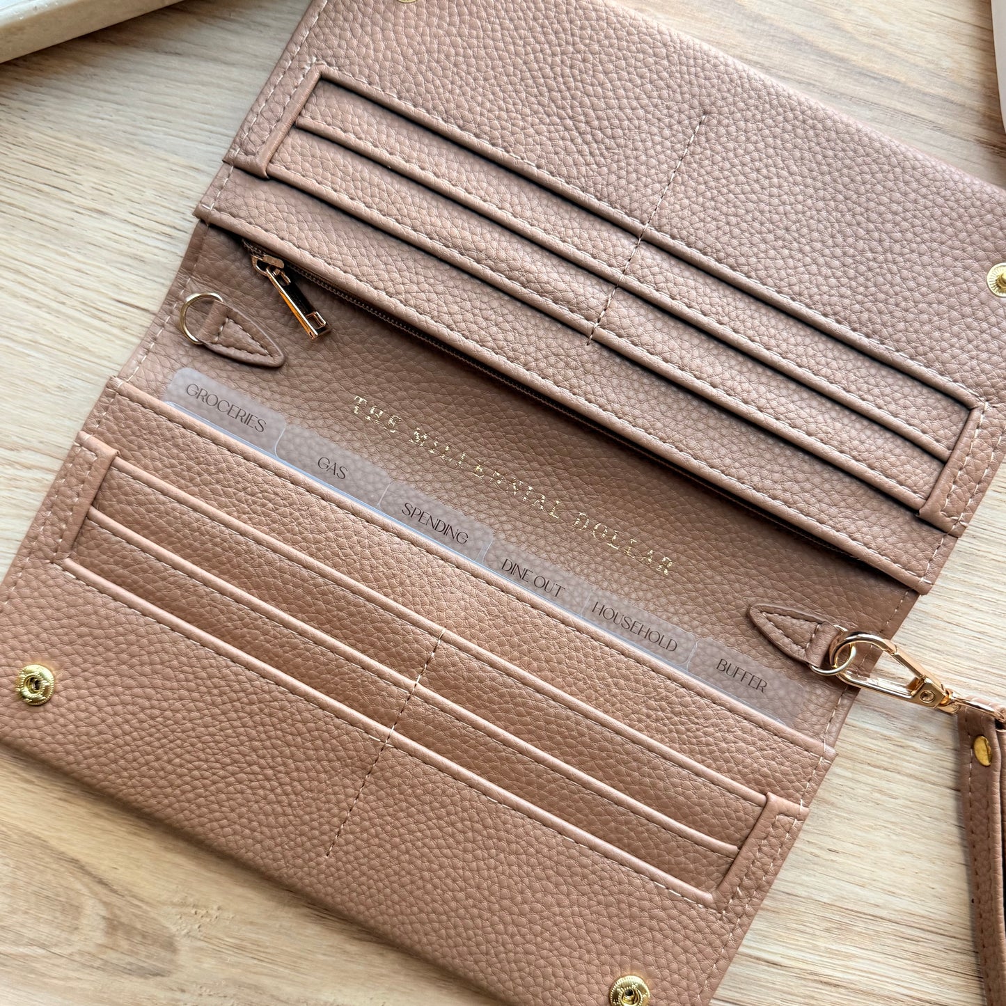 The Nina Wallet Envelopes | Black Font