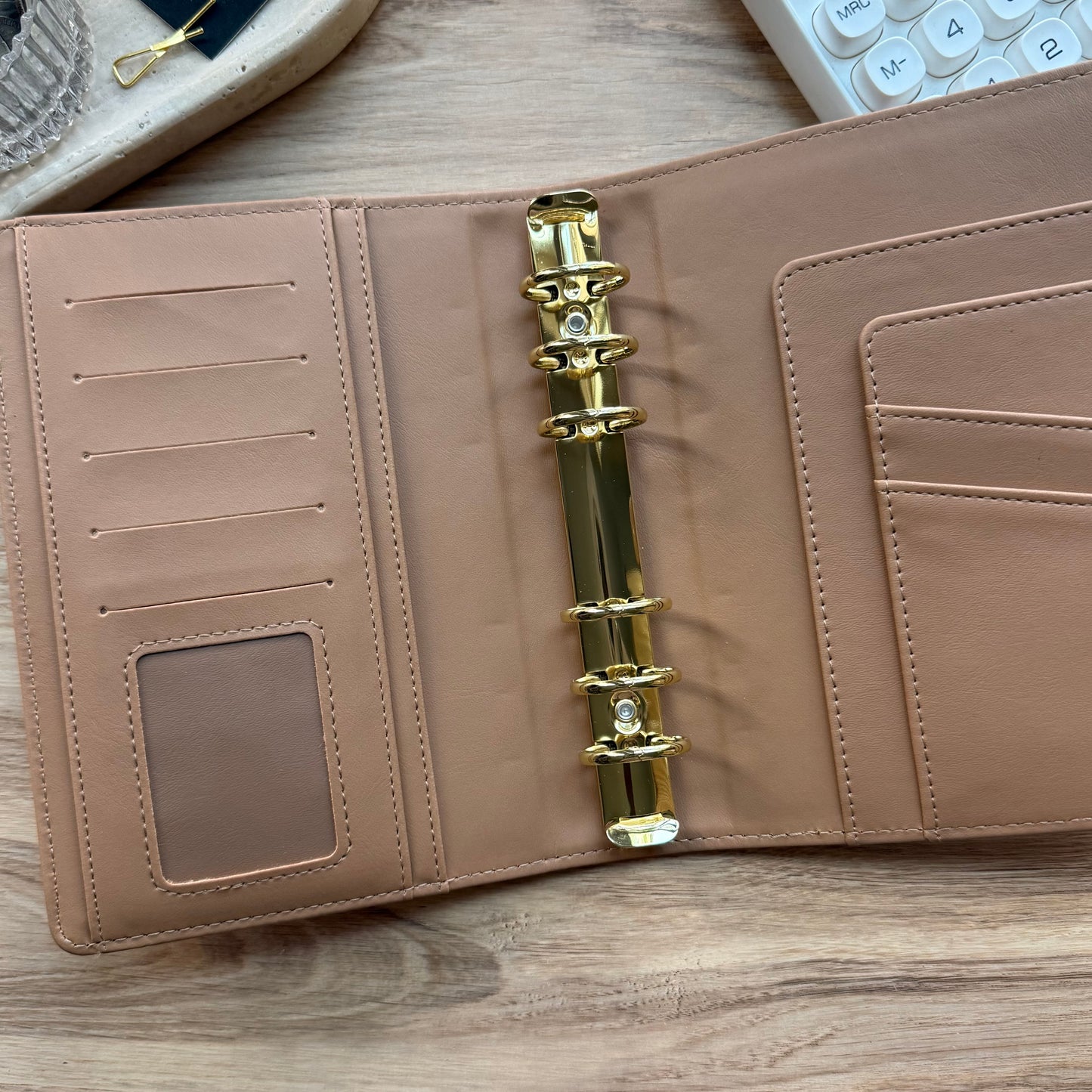 Latte | A6 Binder | Checkmate Collection