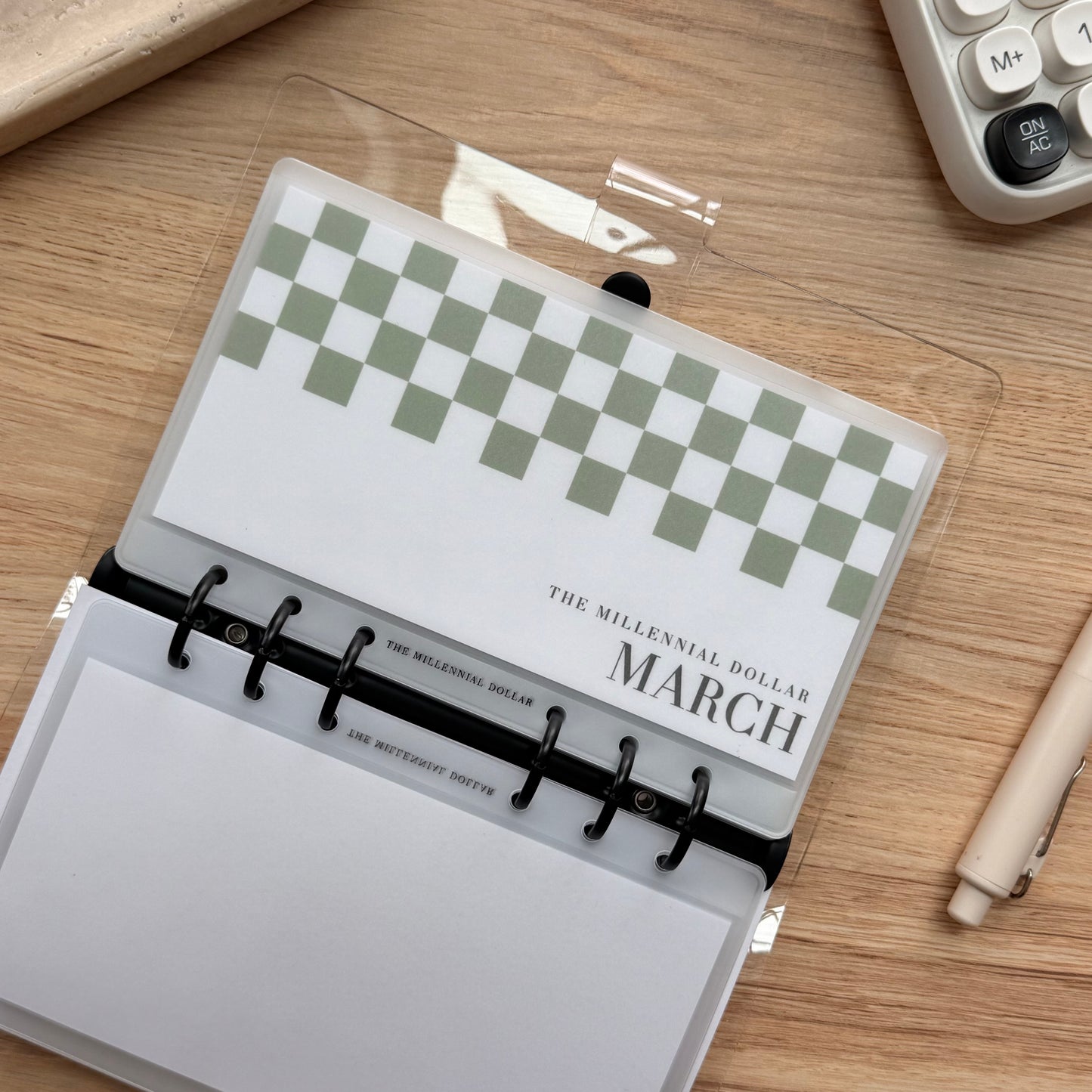 Yearly/Monthly $500 Savings Challenge Binder Bundle | Matcha