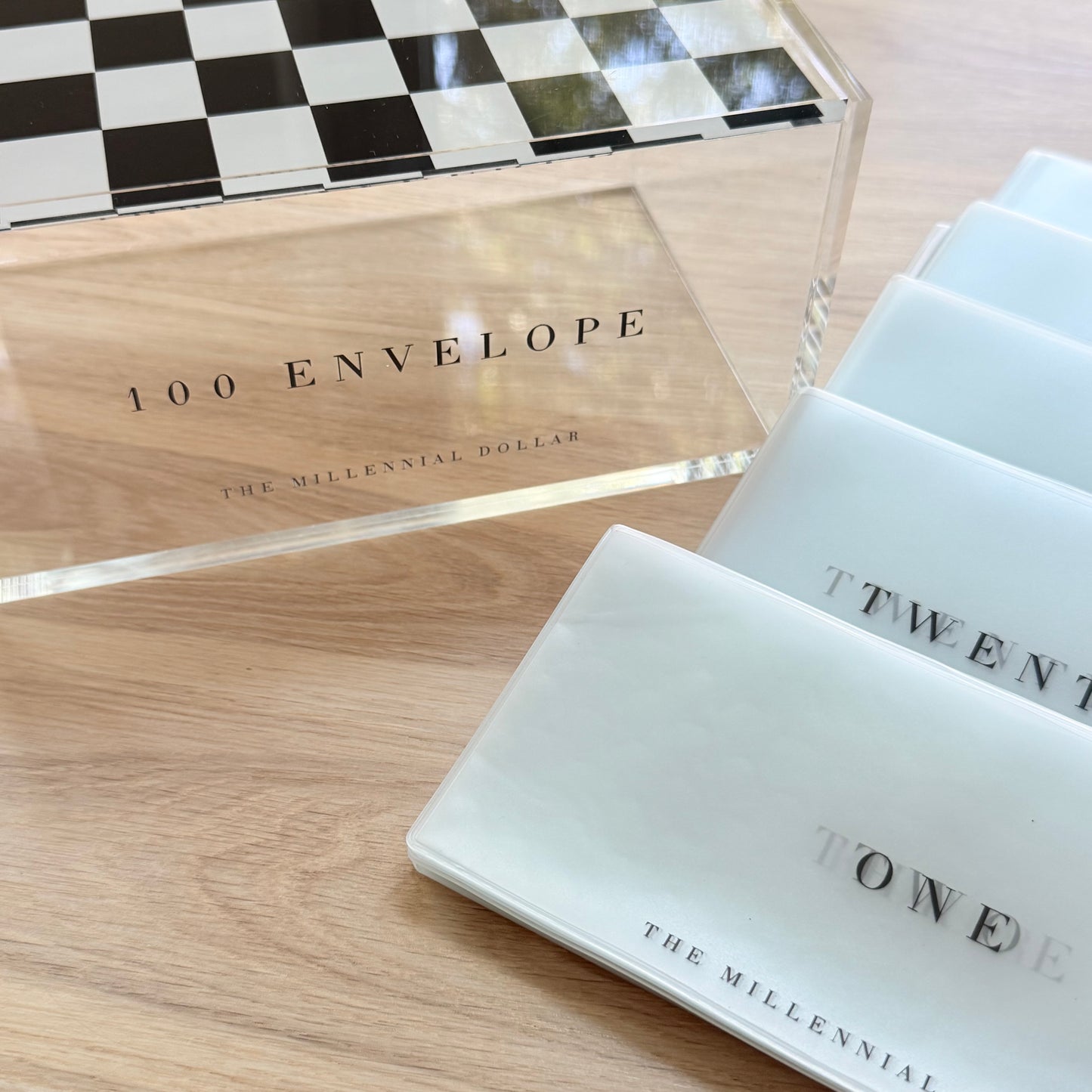 100 Envelope Challenge | Acrylic Savings Box + Envelopes