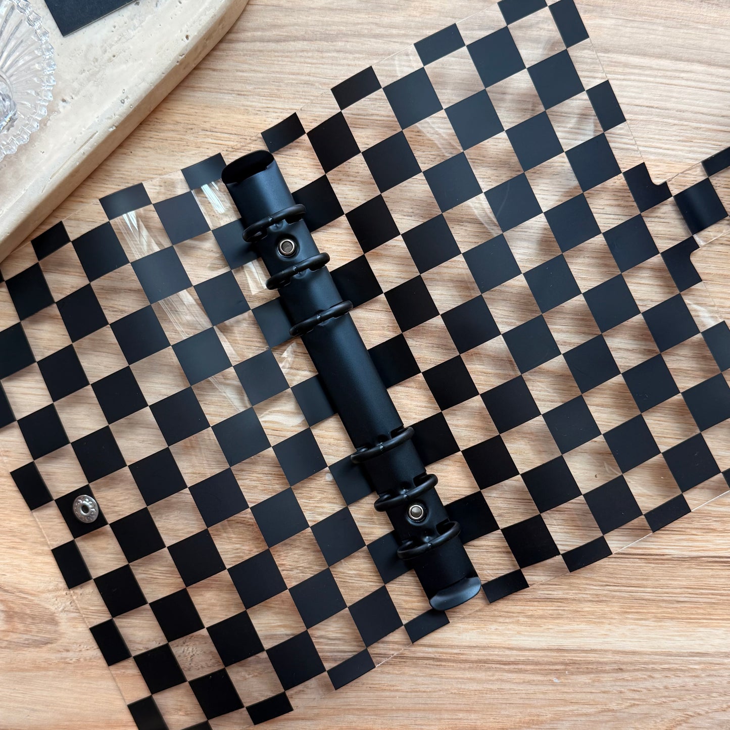Rad Vibes | PVC Checkered | A6 Binder