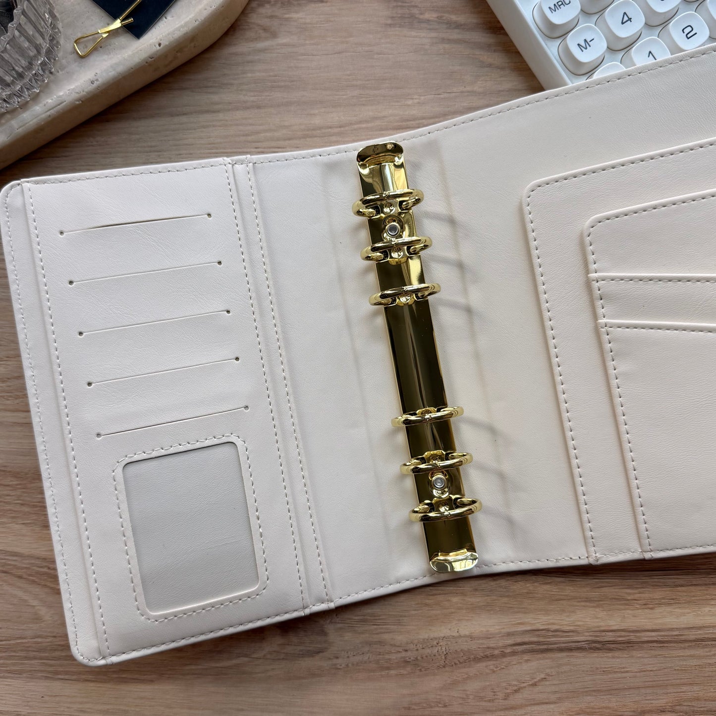 Cream | A6 Binder | Checkmate Collection