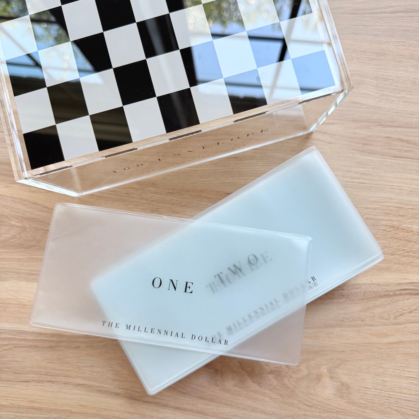 100 Envelope Challenge | Acrylic Savings Box + Envelopes