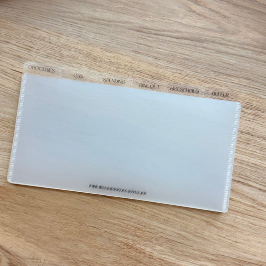 The Nina Wallet Envelopes | Black Font