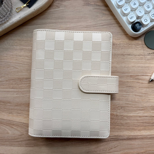 Cream | A6 Binder | Checkmate Collection