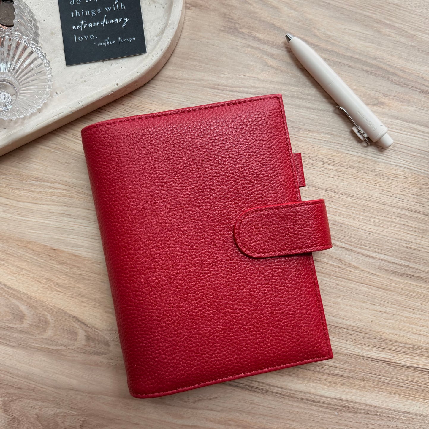 Coffee Cherry | A6 Binder | Nina Collection