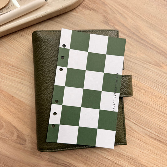 Olive Green | A6 | Linen Dashboard