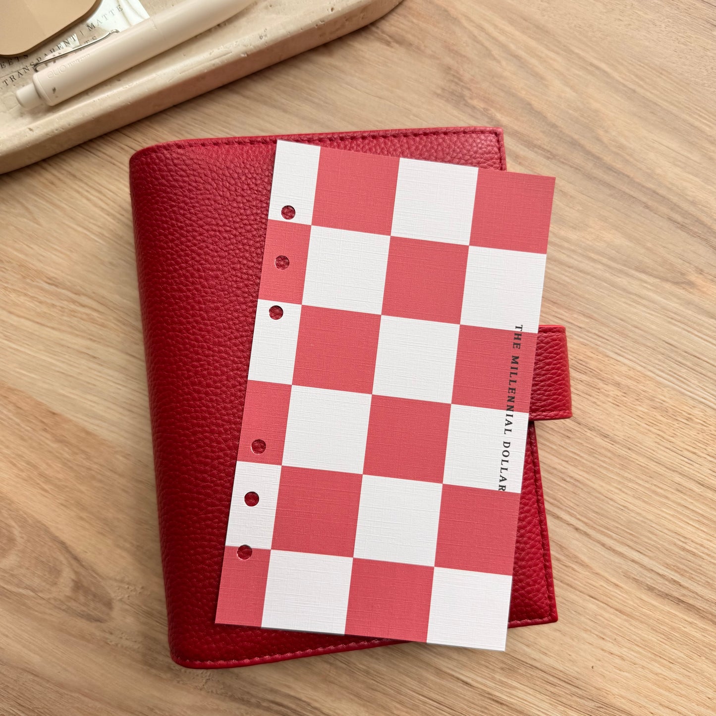 Coffee Cherry | A6 | Linen Dashboard
