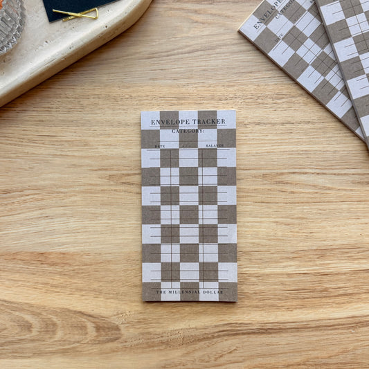 Envelope Expense Tracker Notepad