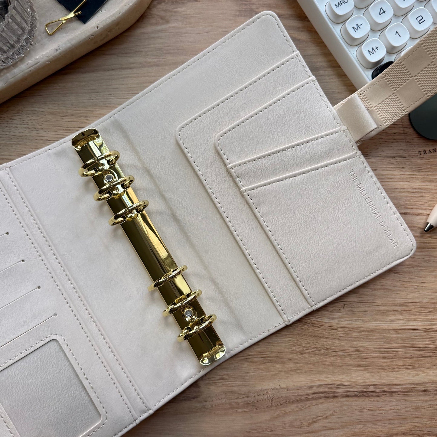 Cream | A6 Binder | Checkmate Collection