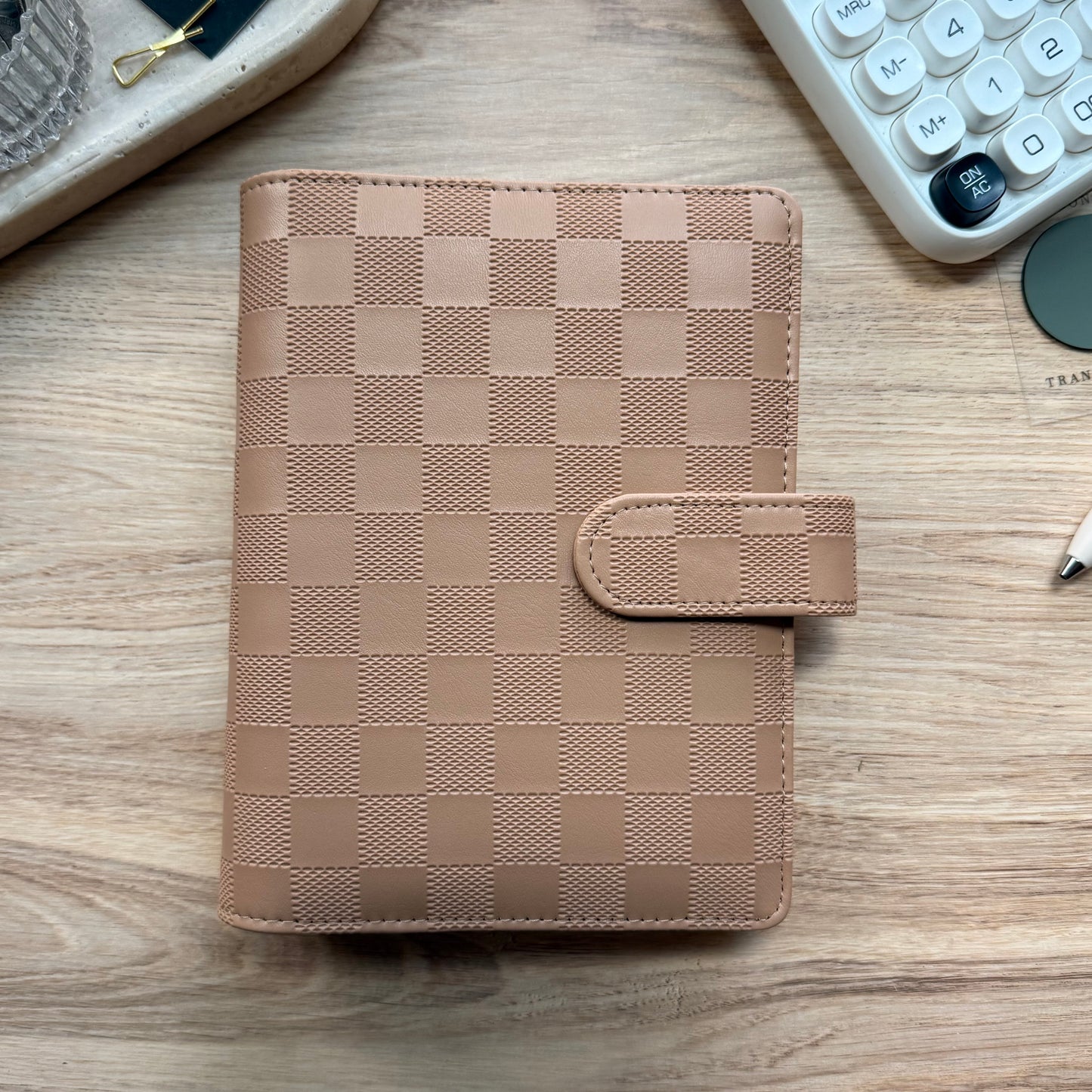 Latte | A6 Binder | Checkmate Collection