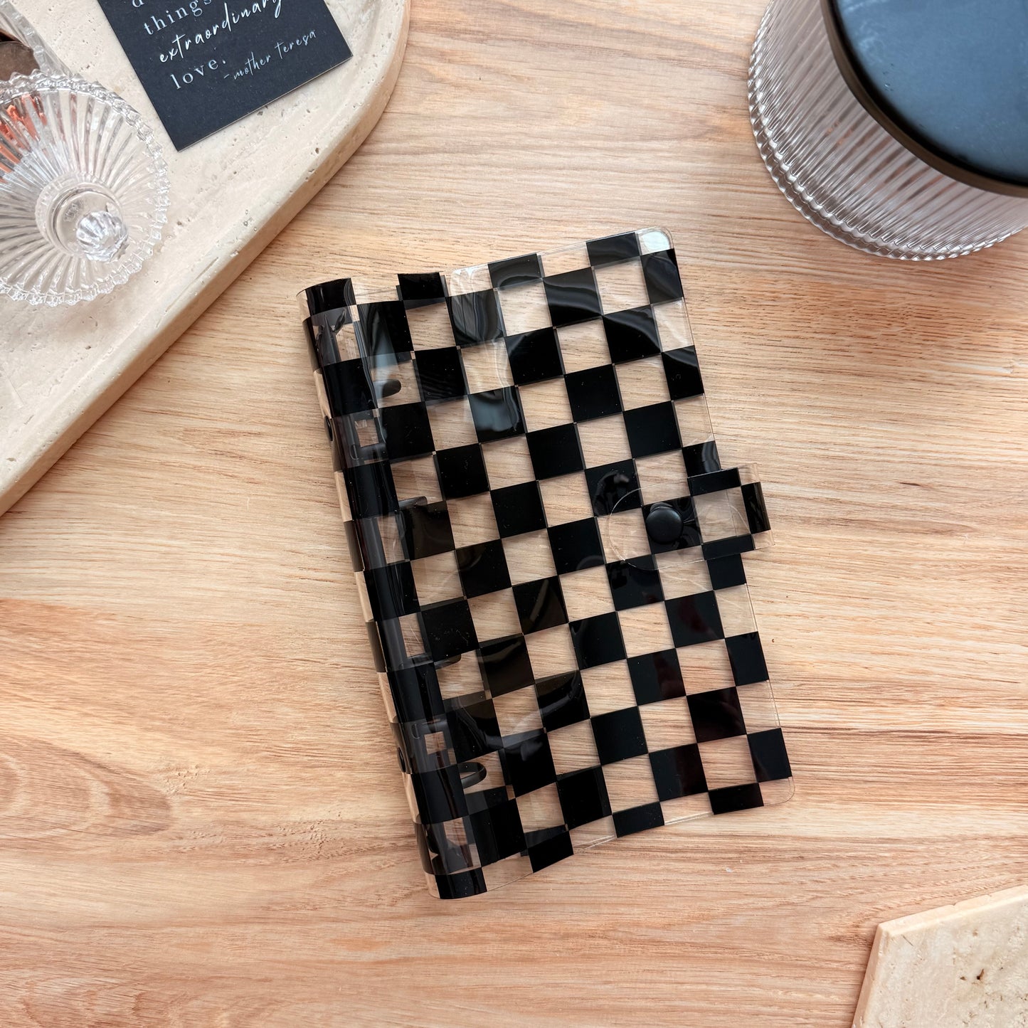Rad Vibes | PVC Checkered | A6 Binder