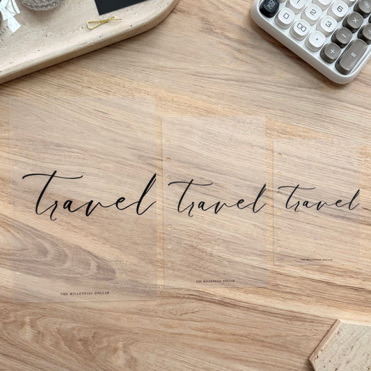 Travel Cursive Dashboard