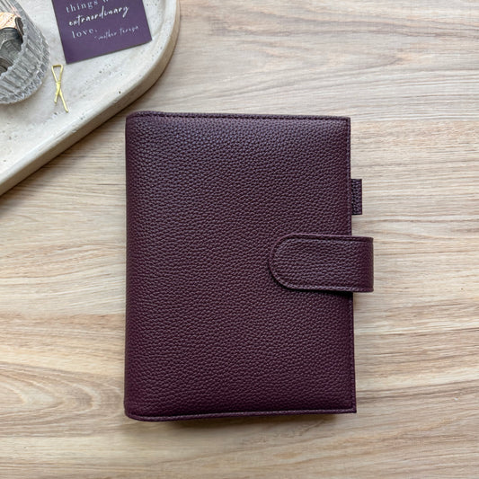 Plum Royale | A6 Binder | Nina Collection
