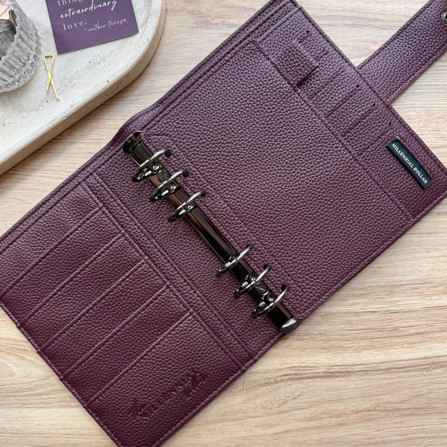 Plum Royale | A6 Binder | Nina Collection