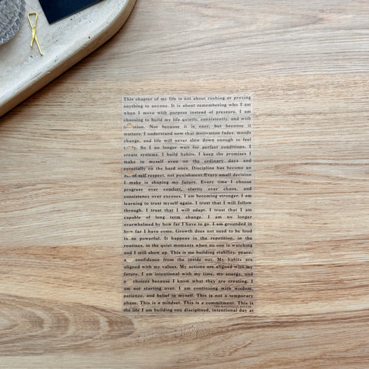 Frosted Mindset Passage Dashboard | Black