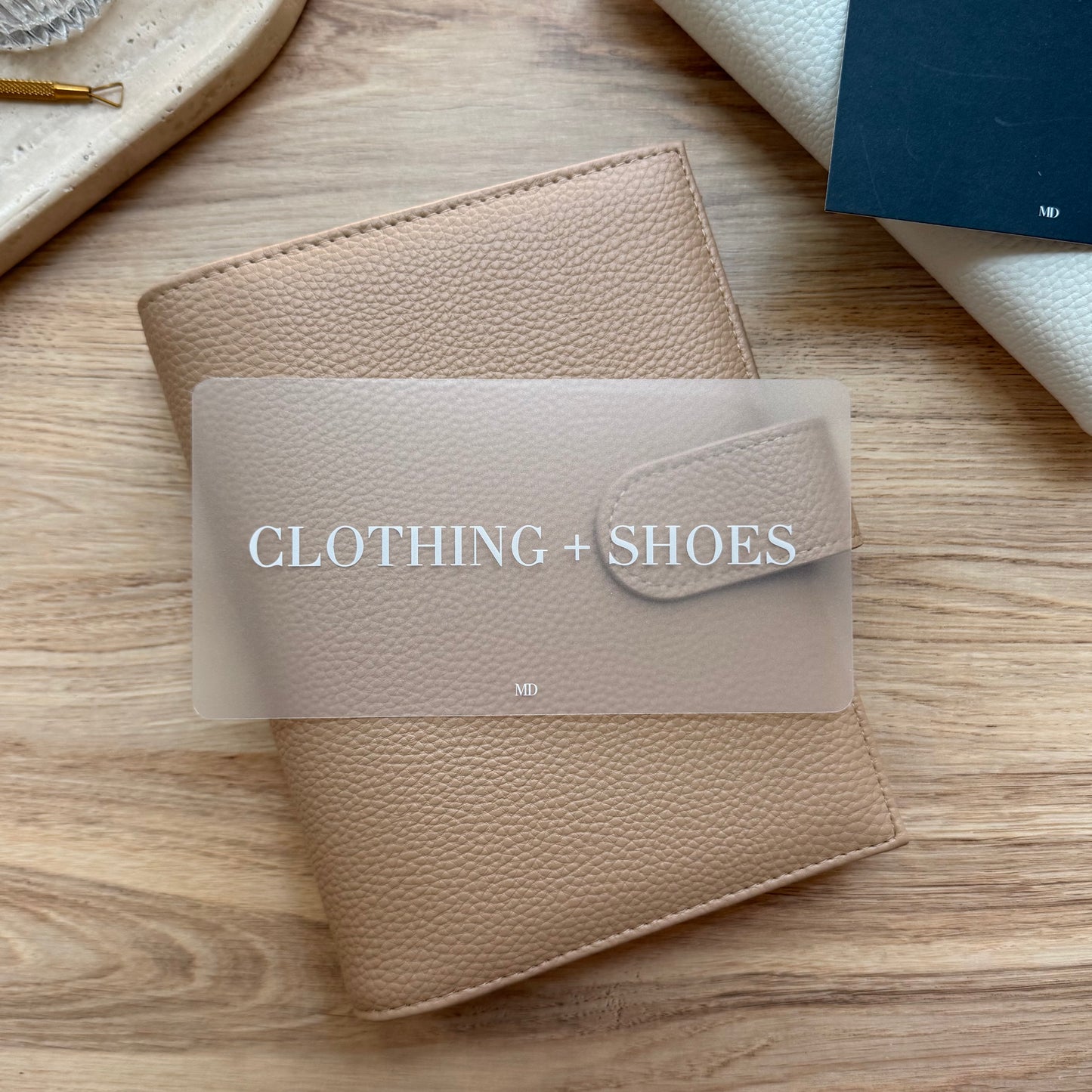 Clothing + Shoes // Cash Envelope Inserts