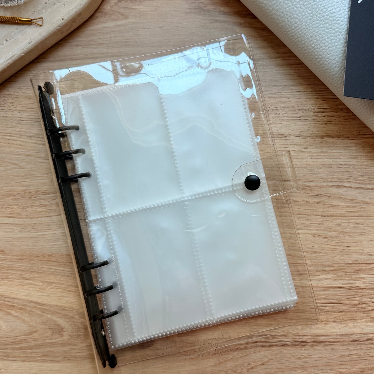 Clear Binder With Pockets | A5 Planner | PVC Binder