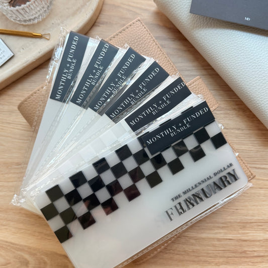 Monthly + Funded Insert Bundle // Cash Envelope Inserts