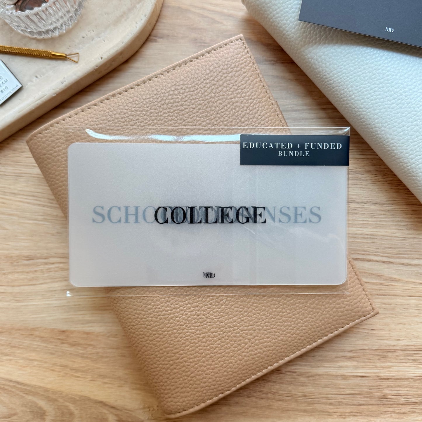 Educated + Funded Insert Bundle // Cash Envelope Inserts