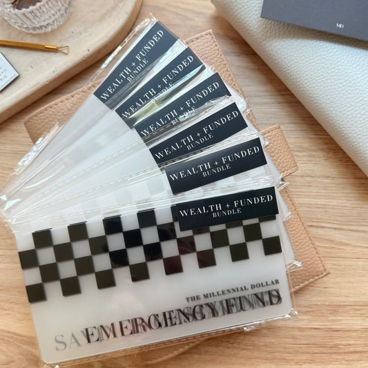 Wealth + Funded Insert Bundle // Cash Envelope Inserts