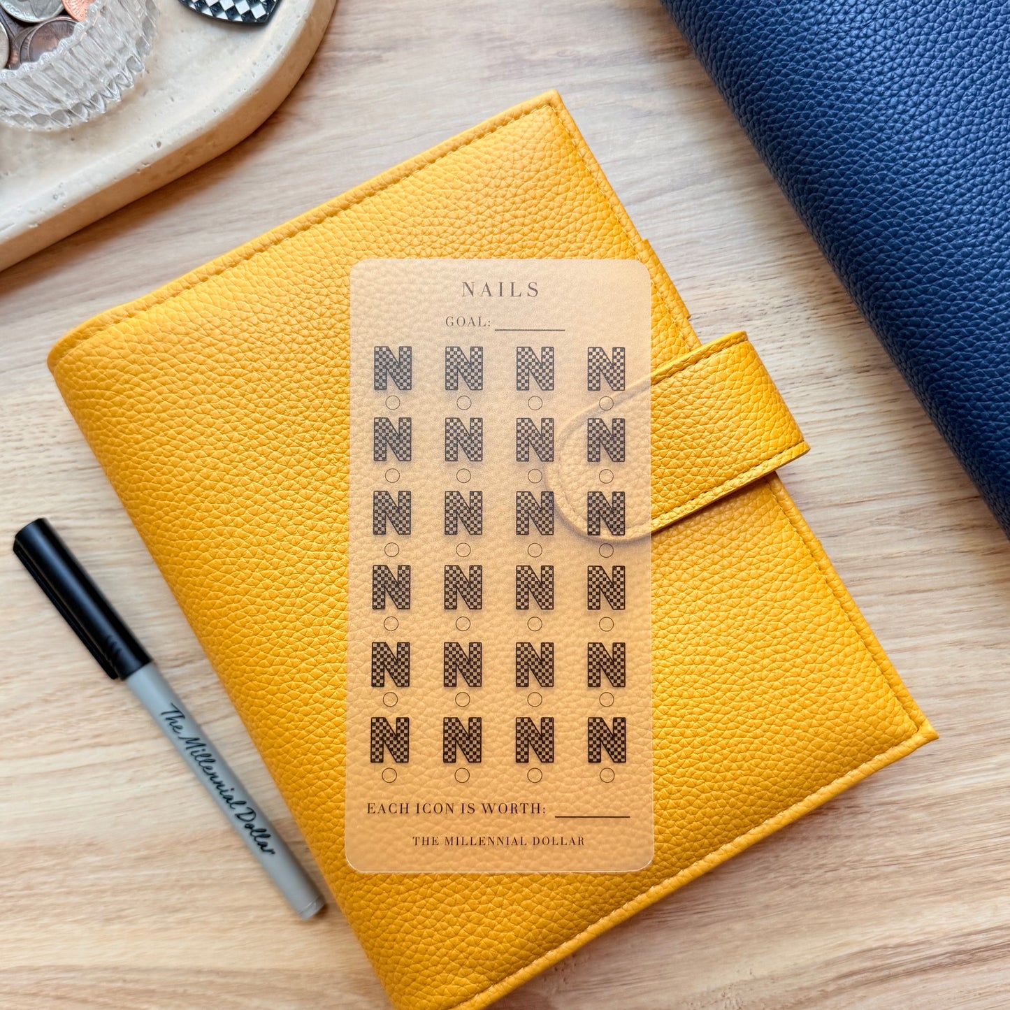 Nails // Cash Envelope Savings Tracker