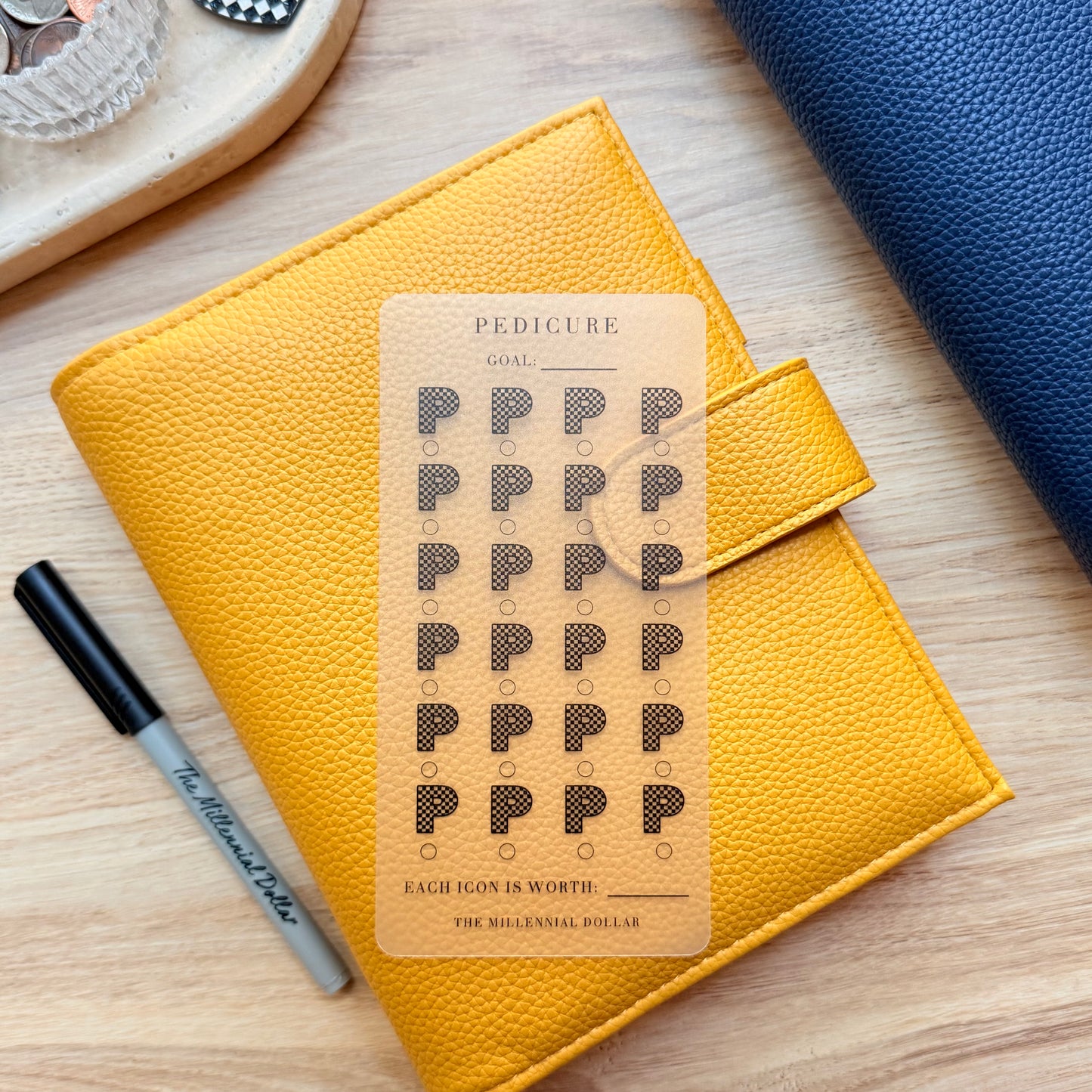Pedicure // Cash Envelope Savings Tracker
