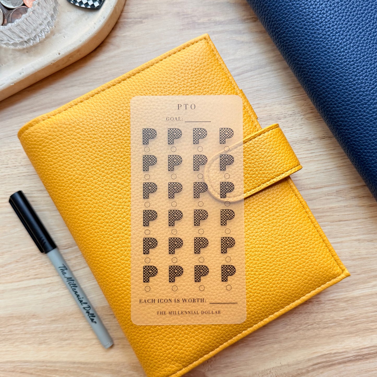 PTO // Cash Envelope Savings Tracker