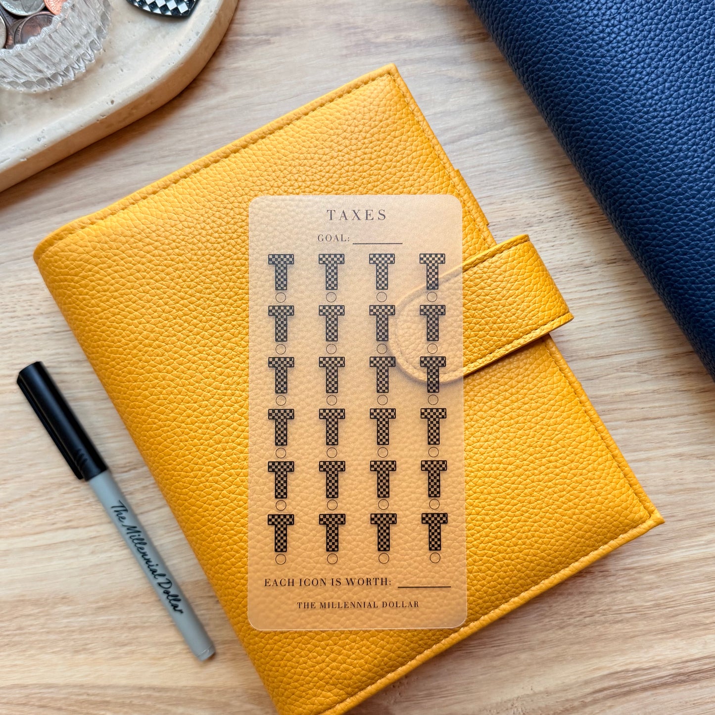 Taxes // Cash Envelope Savings Tracker