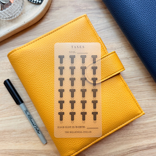 Taxes // Cash Envelope Savings Tracker