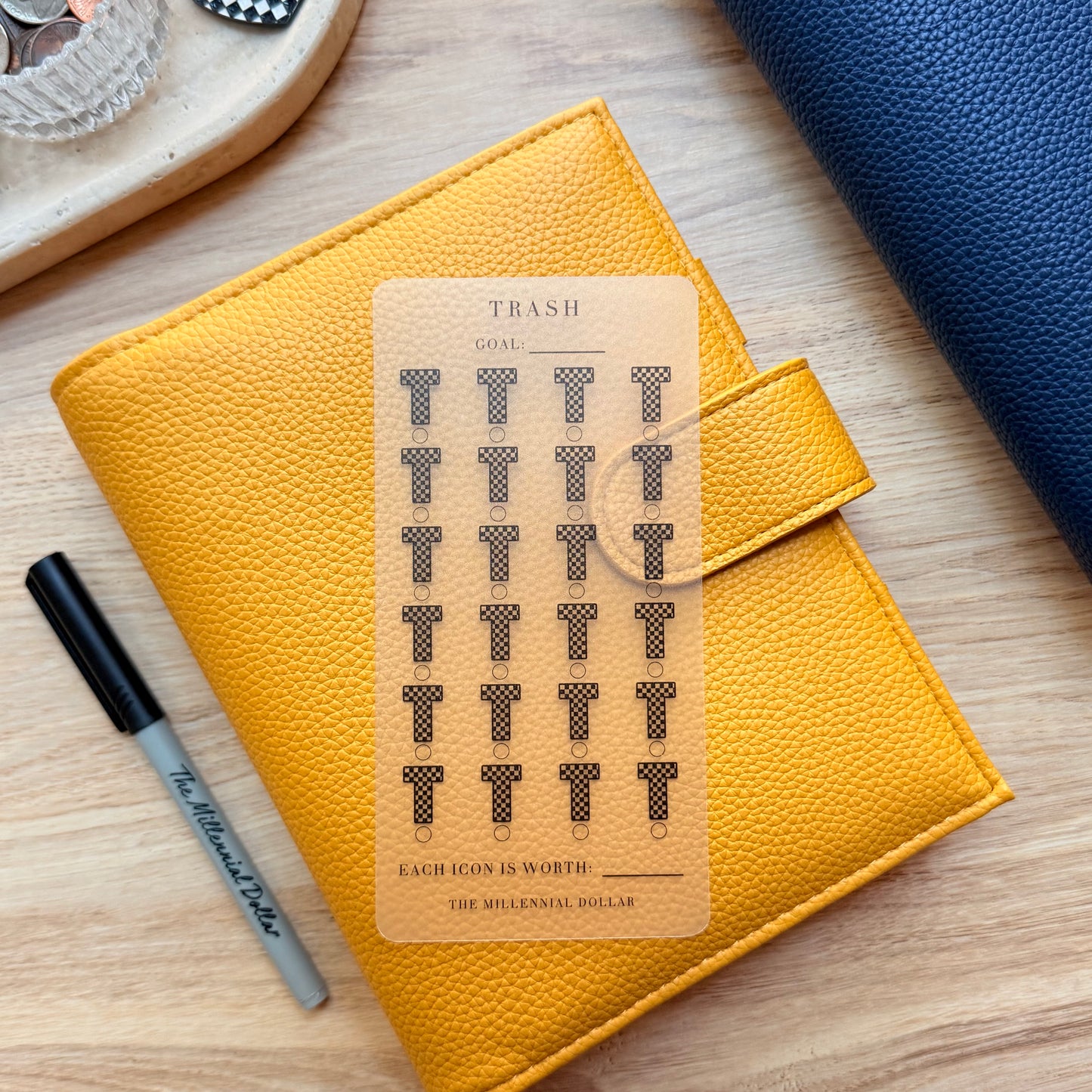Trash // Cash Envelope Savings Tracker