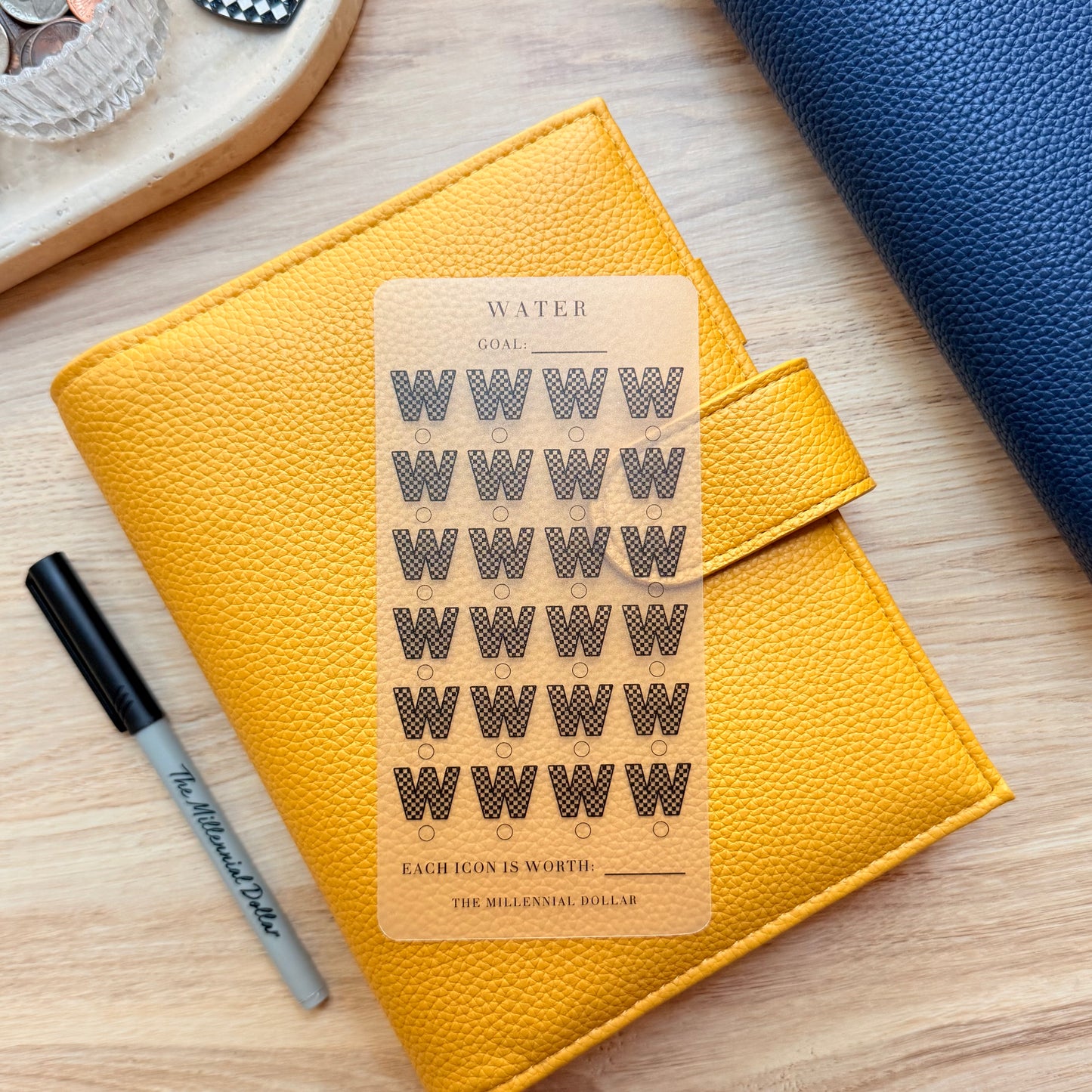 Water // Cash Envelope Savings Tracker